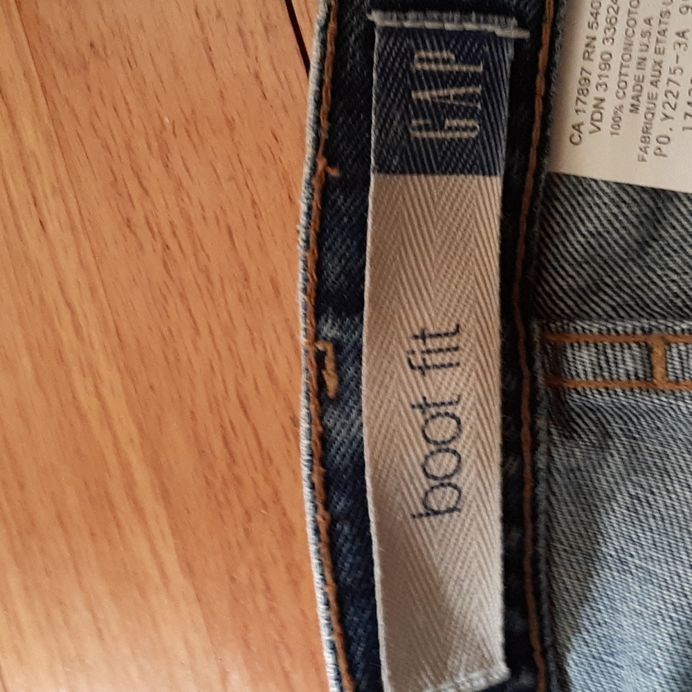 1/2 PRICE🔻Gap Vintage Boot Cut Men's Jeans 34 x 30 - Picture 4 of 11